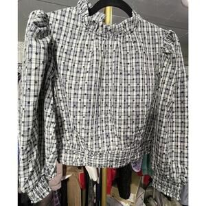 NWT The Korner Mock Neck Long sleeve shirt Size S